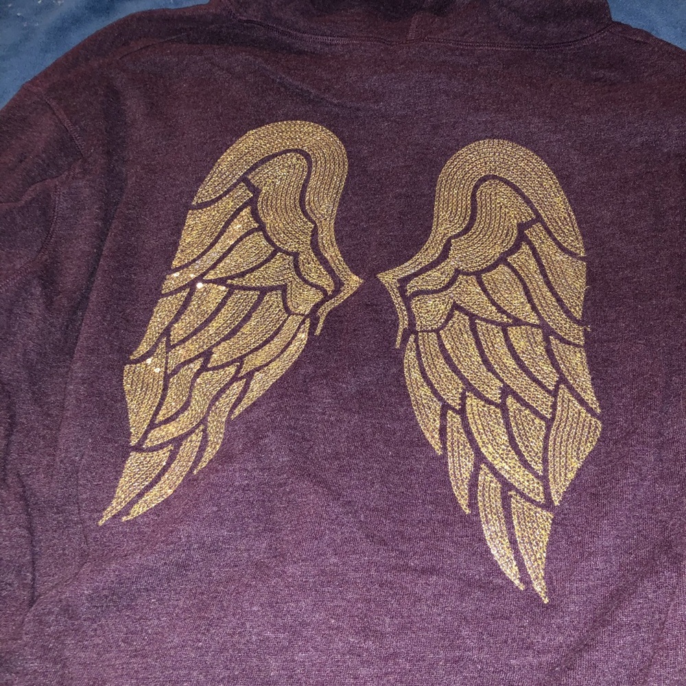 Victoria’s Secret bling angel wing hoodie